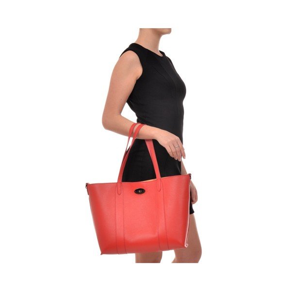 Crvena kožna torbica Carla Ferreri Gala Rosso-image-3