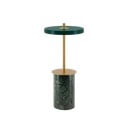 Zelena mramorna LED stolna lampa s mogućnosti zatamnjivanja s metalnim sjenilom (visina 25,5 cm) Asteria Move Mini – UMAGE