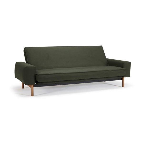 Tamnozeleni kauč na razvlačenje s poklopcem koji se može skinuti Innovation Mimer Twist Dark Green