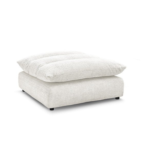 Bijeli tabure od šenila Neil – Bobochic Paris