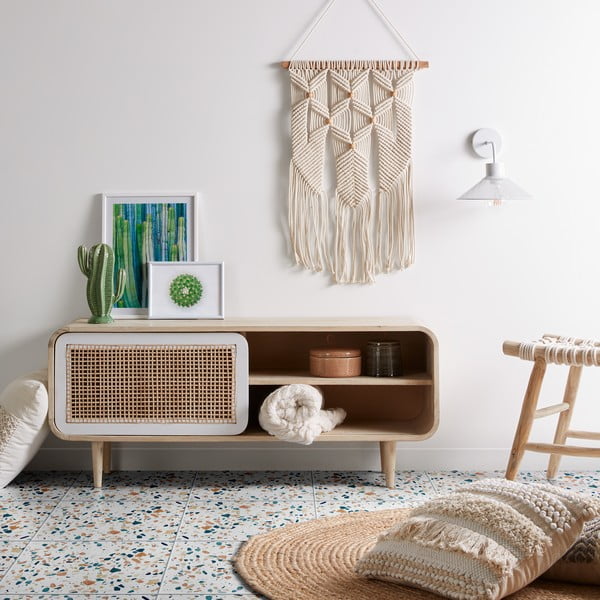 Stoliva od tikovine sa sjedištem od pamučnog užeta Kave Home Eclipse-image-4