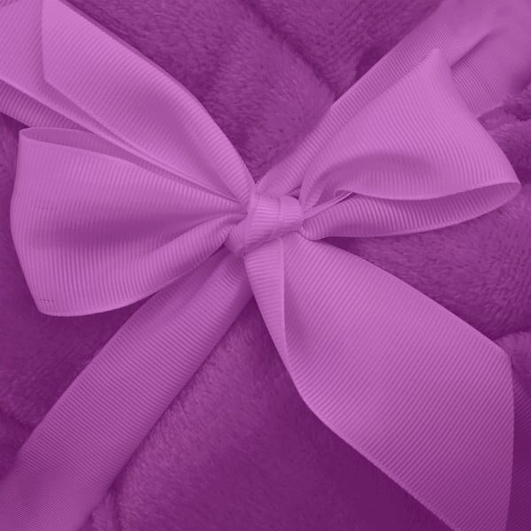 Ljubičasti uniseks ogrtač od mikrovlakna DecoKing Robby, veličina XS-image-2