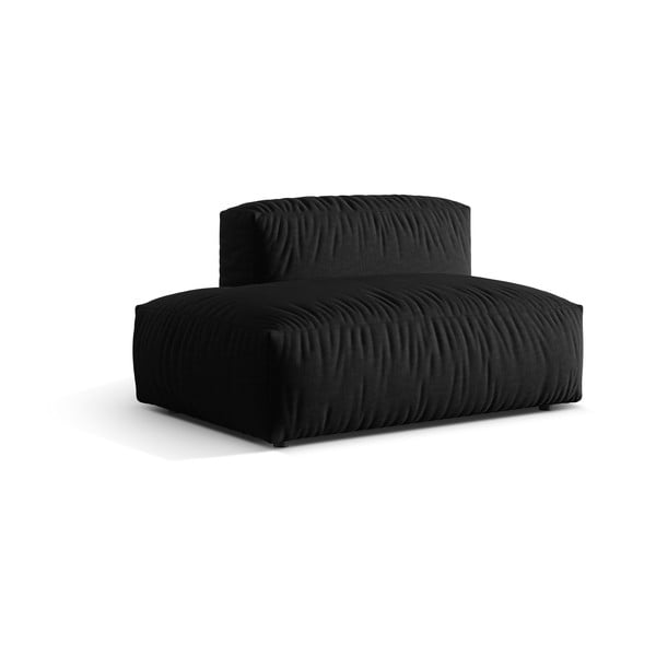 Crna modularna sjedeća garnitura (s lijevim kutom) Martina – Micadoni Home-image-2