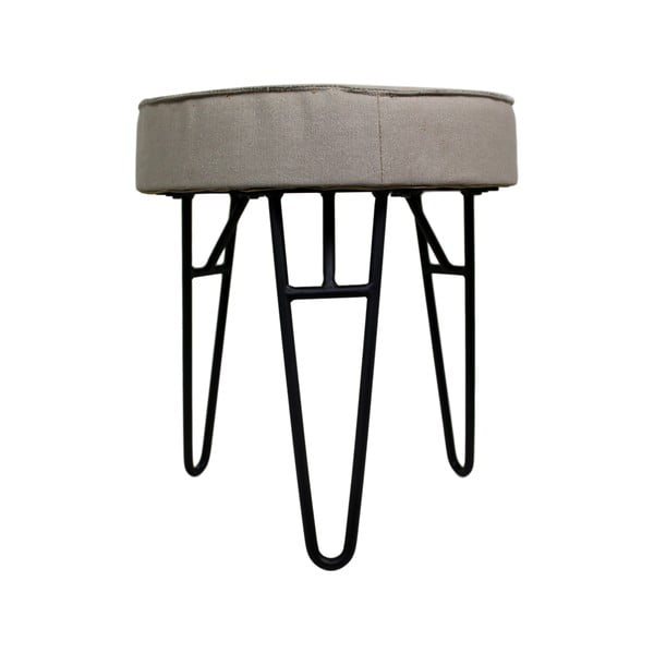 Siva stolica s presvlakom od tkanine HSM kolekcija Kruk