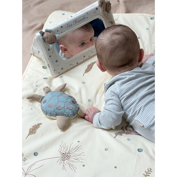 Svijetlo žuta dječja podloga za igru 80x80 cm Sea Garden – Cam Cam Copenhagen-image-4