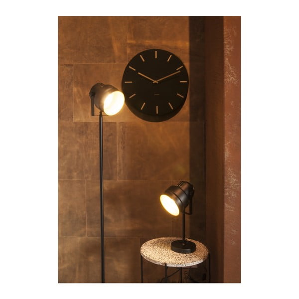 Crni zidni sat Karlsson Charm-image-3