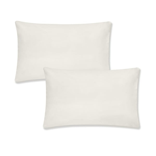Set od 2 bež jastuka za jastuk od organskog pamuka Bianca Organic, 50 x 75 cm