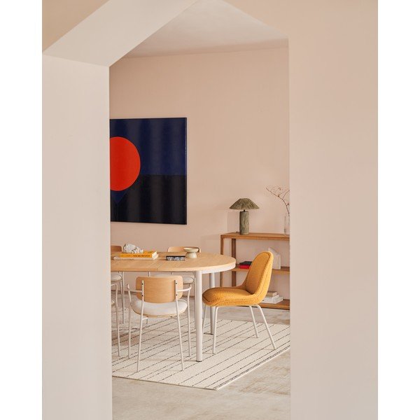 Senf žute blagovaonske stolice u setu 4 kom Aimin – Kave Home-image-4