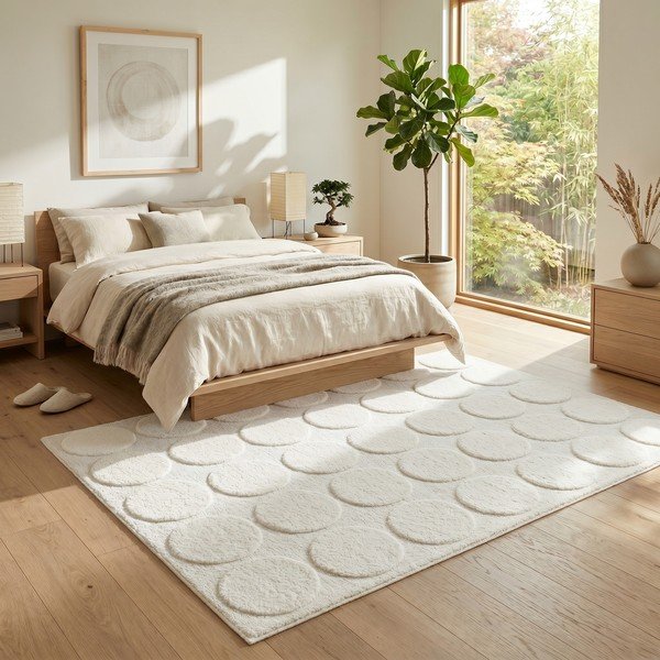Krem tepih 120x170 cm Bubble – ESTE-image-3