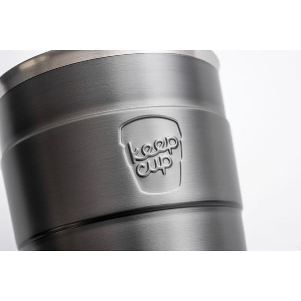 Siva putna šalica s poklopcem KeepCup Nitro Thermal, 340 ml-image-1