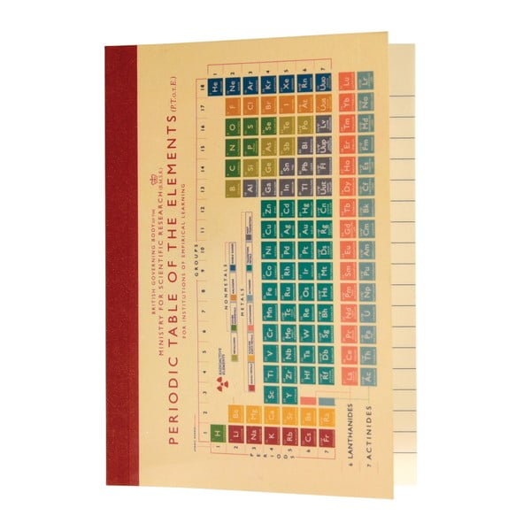 Bilježnica Rex London periodni sustav, A6