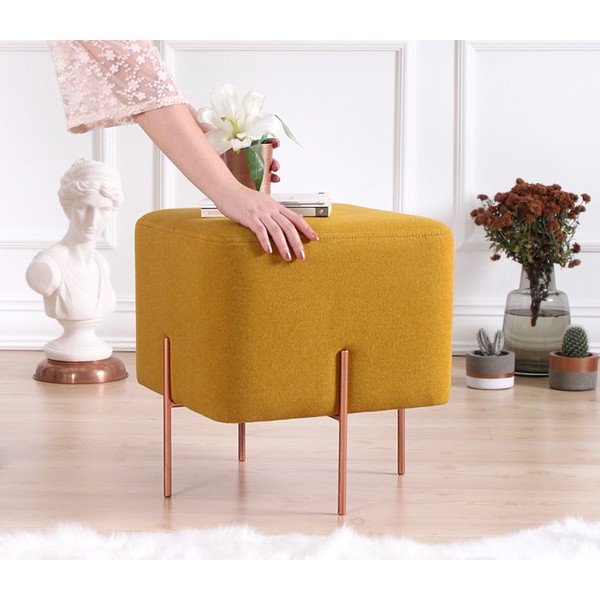 Senf žuti tabure Copper – Artie-image-3