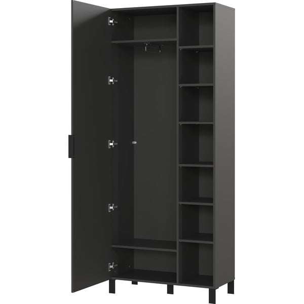 Antracitno sivi ormar 82x202 cm Ceduna – Germania-image-3