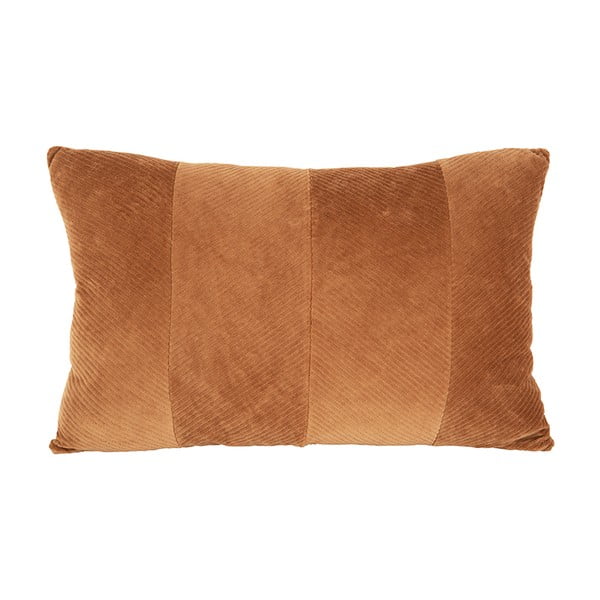 Smeđi baršunasti jastuk PT LIVING Velvet, 60 x 30 cm