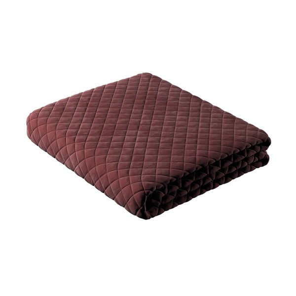 Crveni prošiveni prekrivač za bračni krevet 170x210 cm Posh Velvet - Yellow Tipi