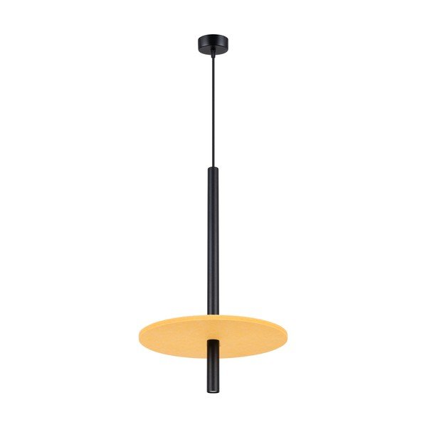 Žuta /bež metalna viseća svjetiljka ø 30 cm Rilu – Sollux