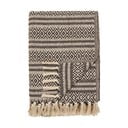 Smeđa deka od recikliranog pamuka 130x180 cm Adana – House Nordic