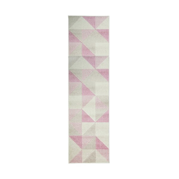 Ružičasti tepih Flair Rugs Urban Triangle, 60 x 220 cm