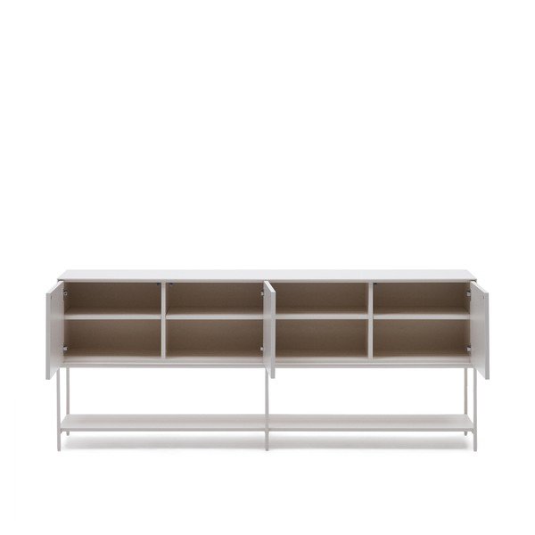 Bijela niska komoda 195x80 cm Vedrana – Kave Home-image-3