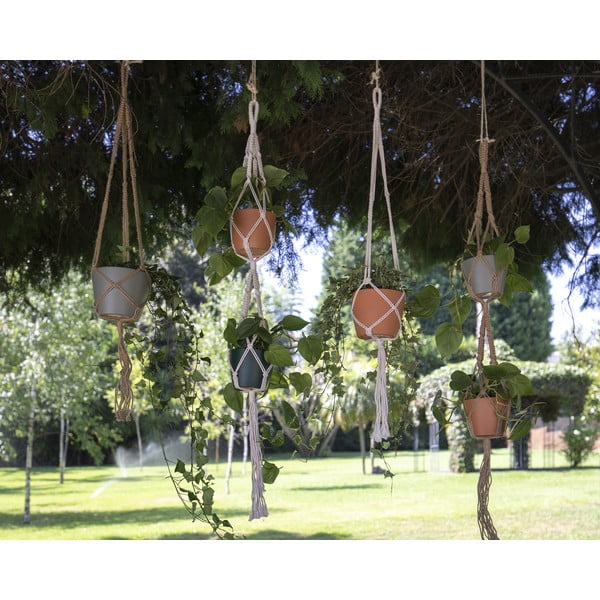 Tekstilni lanac za vješanje tegli za cvijeće ø 10 cm (visina 120 cm) Macramé – Artevasi-image-1