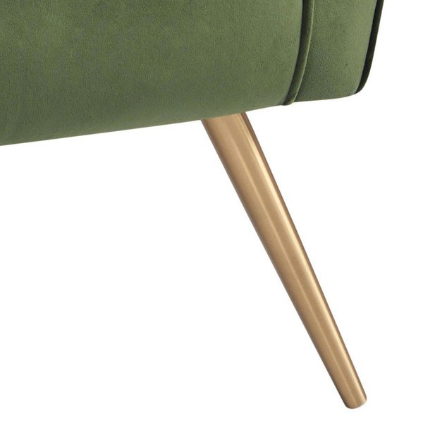 Tamnozelena baršunasta fotelja Actona Bodiva-image-2