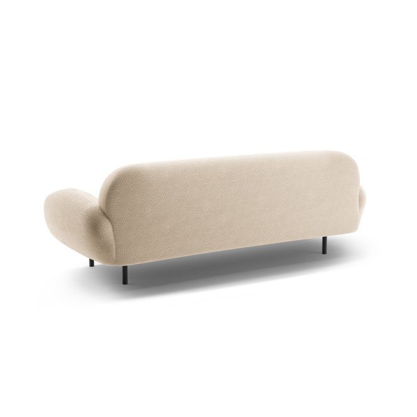 Bež sofa od bouclé tkanine 208 cm Poppy – Micadoni -image-2