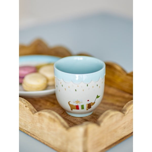 Plava/krem dječja šalica od kamenine 150 ml Celebrate – Bloomingville Mini-image-1