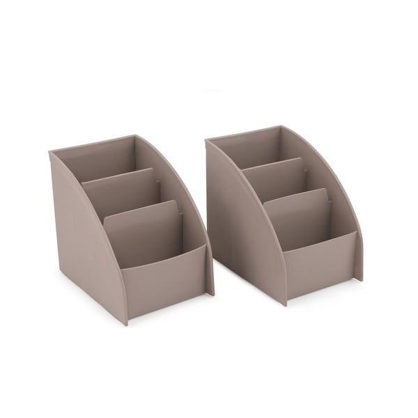 Bež plastičan kupaonski organizator za kozmetiku – Hermia-image-4