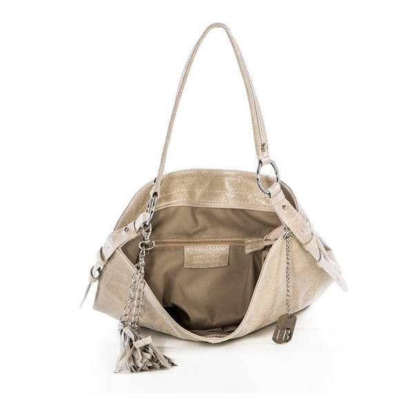 Kožna torba Hobo Beige-image-2