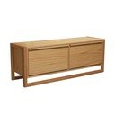 Preklopni ormarić za cipele u dekoru hrasta s klupom u prirodnoj boji NewEst – Woodman