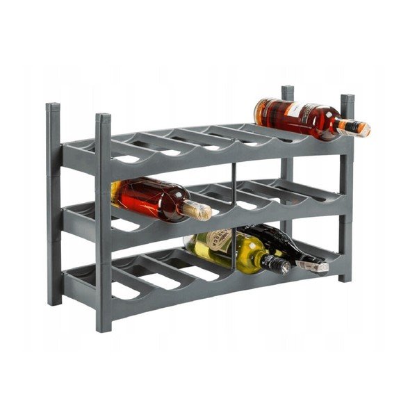 Sivi plastični stalak za vino Vario - Rotho-image-4