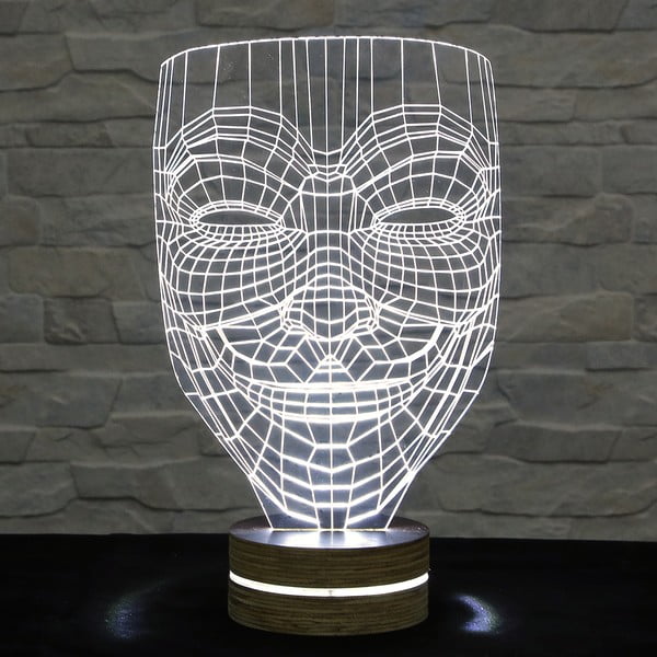 3D stolna lampa Anonymous