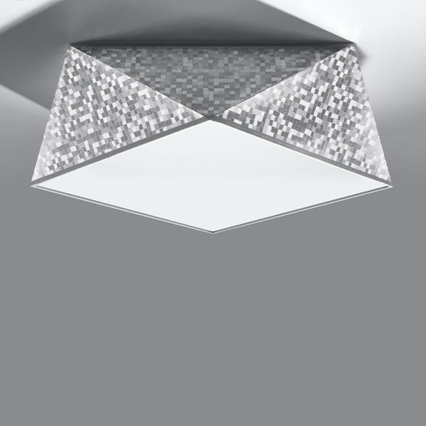 Stropna svjetiljka u srebrnoj boji 35x35 cm Koma – Sollux-image-2