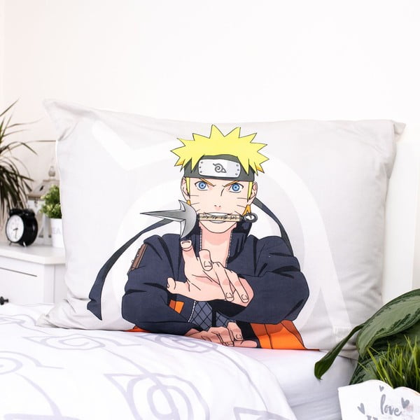 Pamučna dječja posteljina za krevet za jednu osobu 140x200 cm Naruto – Jerry Fabrics-image-3