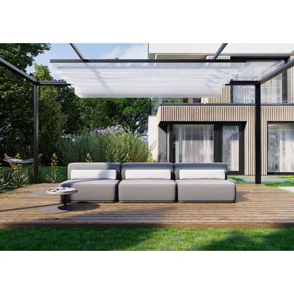 Svijetlo sivi vrtni modularni kauč 306 cm Straw – Sit Sit-image-3