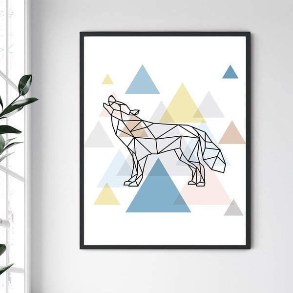 Zidna slika u Sjevernoj Karolini Okvir Wolf III, 30 x 40 cm