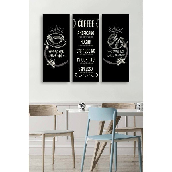 Ukrasni znak 3 kom 20x50 cm – Wallity-image-1