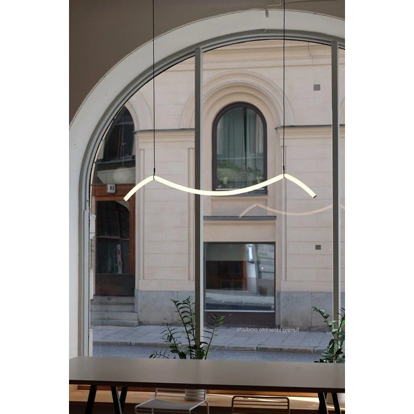 Crno-bijela LED viseća svjetiljka Melt – Markslöjd-image-3