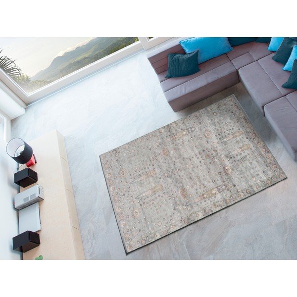 Sivi tepih od viskoze Universal Lara Ornament, 120 x 170 cm-image-1