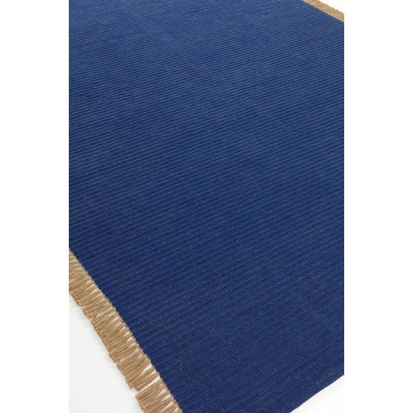 Plavi ručno rađen tepih od mješavine pamuka 200x300 cm Channa – Jotex-image-4