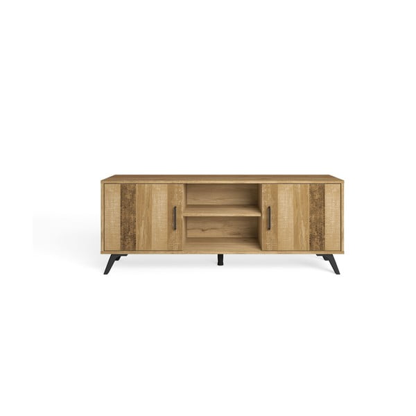 TV stol u dekoru hrasta u prirodnoj boji 136x53 cm Nordic - Marckeric