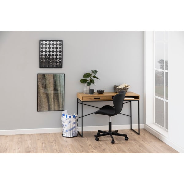 Stol s detaljima od divljeg hrasta Actona, 110 x 45 cm-image-3