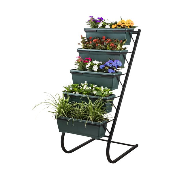 Metalni stalak za tegle za cvijeće (visina 130 cm) – Floriane Garden-image-2