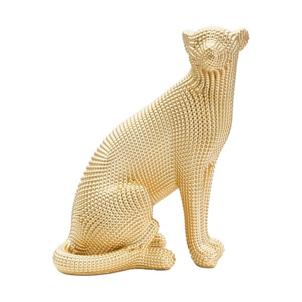 Statua u zlatnom dekoru Maura Ferrettija Leoparda
