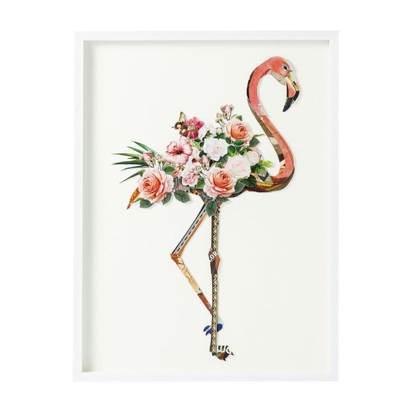 Flamingo slika Kare Design Art Flamingo, 100 x 75 cm
