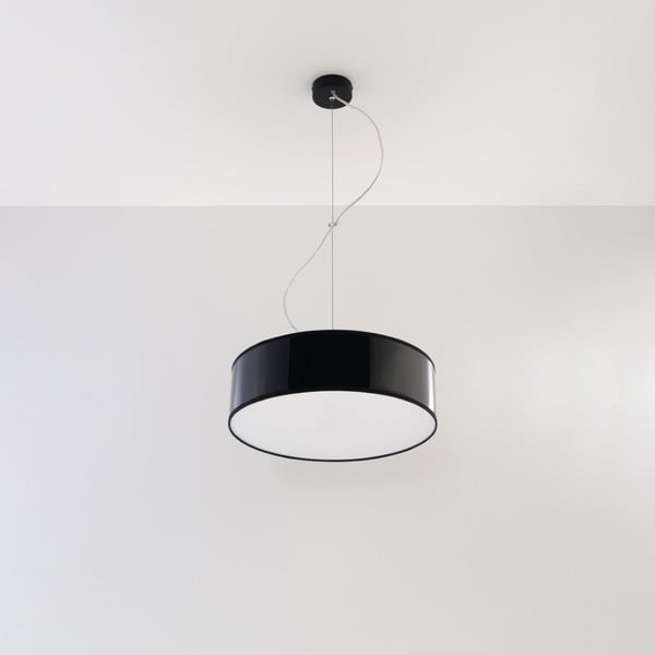 Crna viseća svjetiljka ø 35 cm Atis – Nice Lamps
