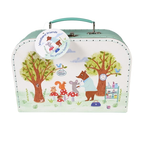 Kartonski organizatori za dječje igračke u setu 3 kom 21x28x8 cm Woodland Friends – Rex London-image-2