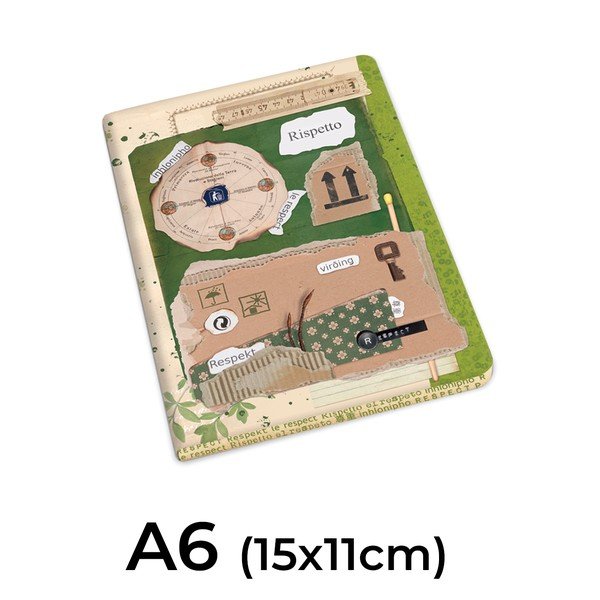 A6 bilježnice u setu 192 stranica 2 kom Rispetto – Kartos-image-2