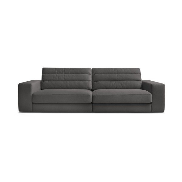 Crna baršunasti sofa 276 cm Sierra – Bobochic Paris