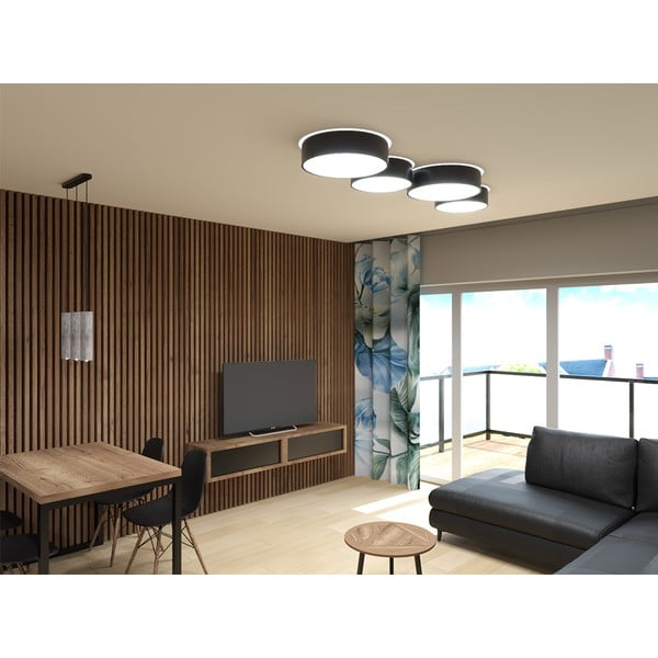 Crna stropna lampa Sollux Atis Stropni-image-1